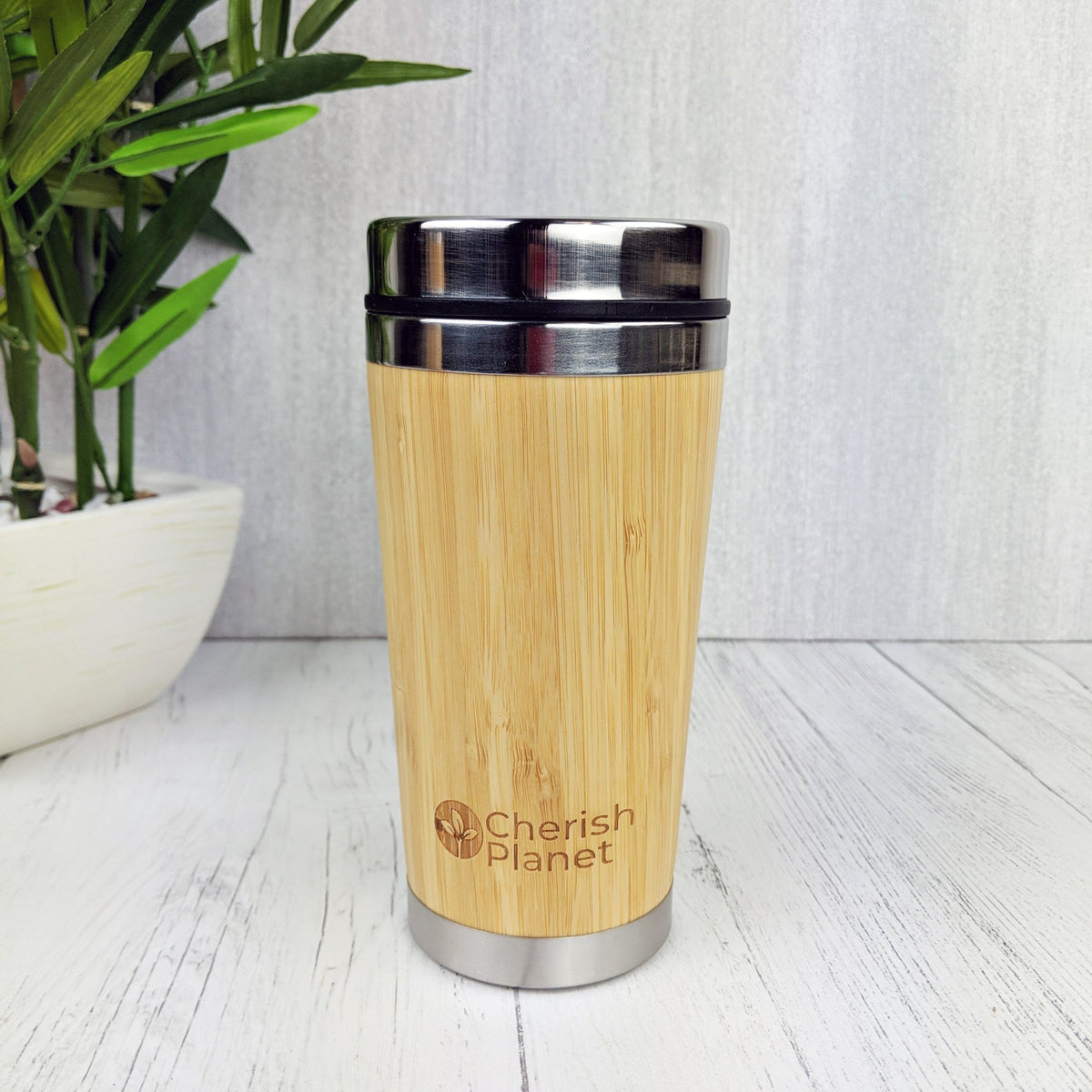 Bamboo Portable Tea & Coffee Mug - 400ml – Cherish Home