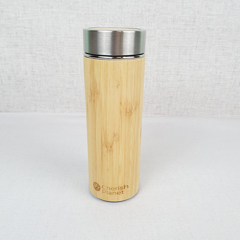 Bamboo & Steel Portable Coffee or Tea Mug