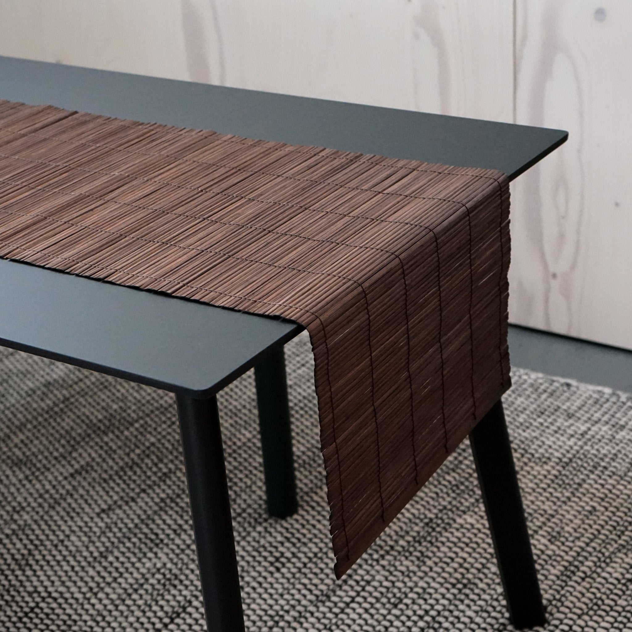 Brown table runner discount