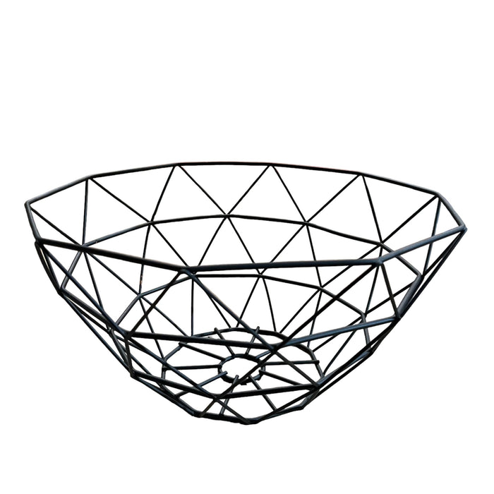 Black Geo Fruit Bowl - Cherish Home