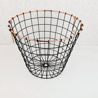 Copper rim basket set