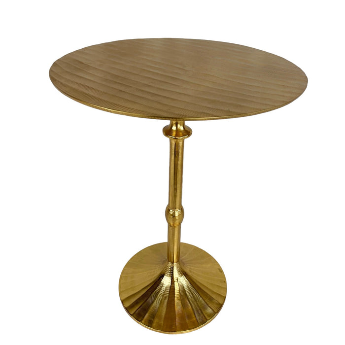 Clearance - Motus Gold Side Table - Cherish Home