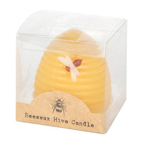 Cotton Wick Natural Beeswax Bee Hive Candle in Gift Box - 10cm - Cherish Home