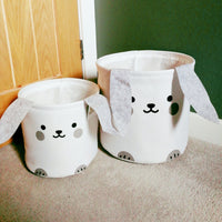 Cute Animal Nursery Storage Baskets - Set of 2