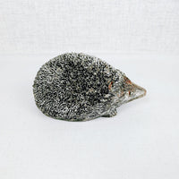 Decorative Silver Style Hedgehog ornament