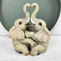 Elephant Couple Ornament - Cherish Home