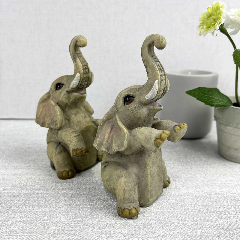 Elephant Couple Ornament - Cherish Home