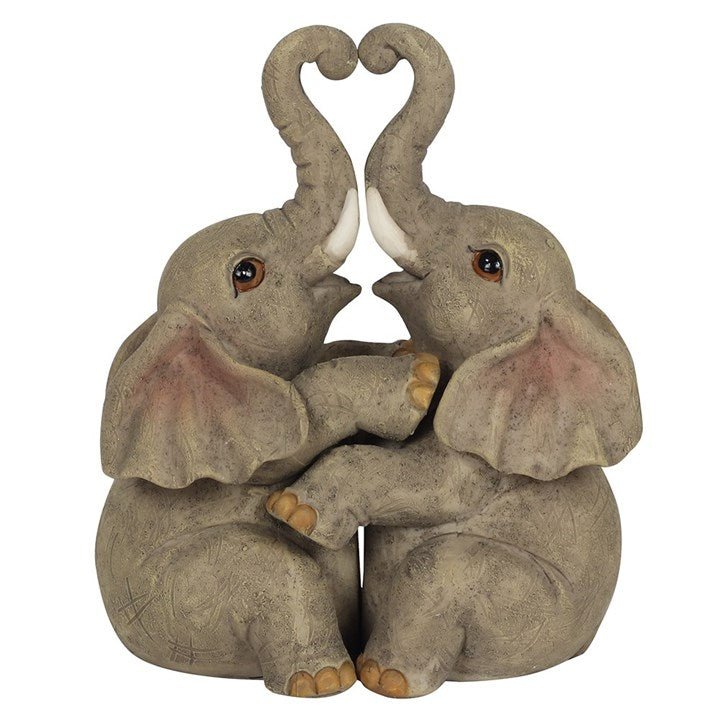 Elephant Couple Ornament - Cherish Home