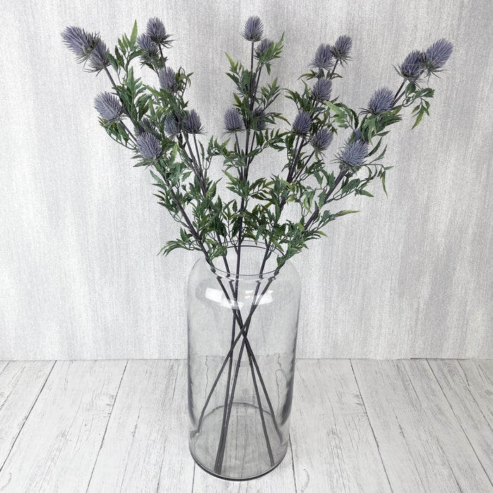 Eryngium Blue Thistle Artificial Flower