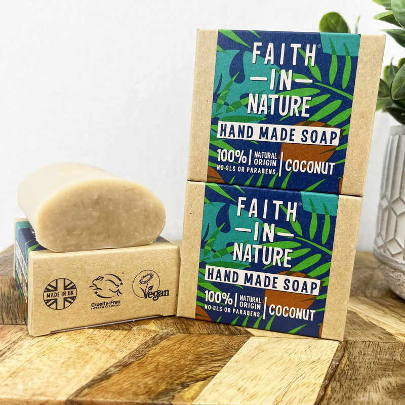 Faith in Nature Vegan Coconut Soap 100g - Cherish Home
