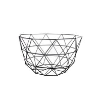 Geometric Wire Fruit Bowl