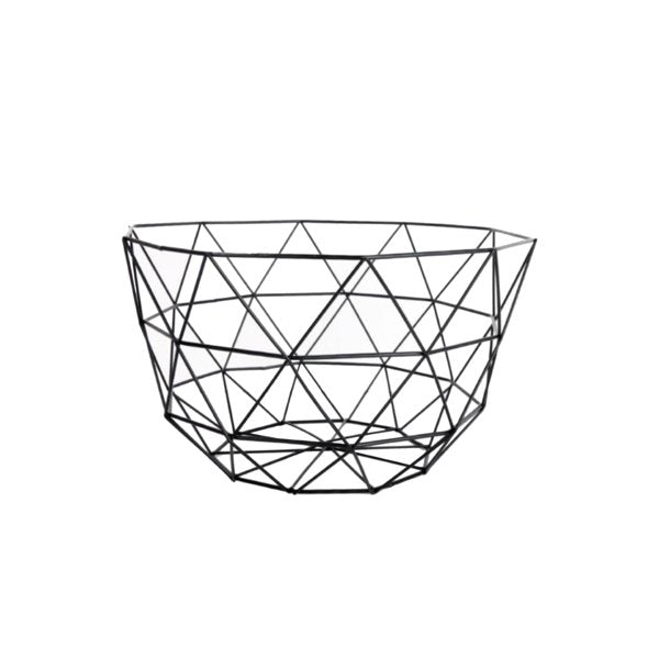 Geometric Wire Fruit Bowl