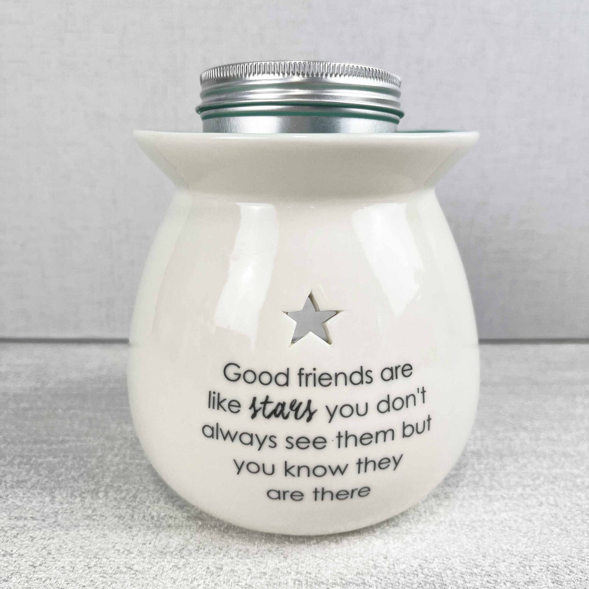 'Good Friends Are like Stars' Wax Melt Burner Gift Set - Cherish Home