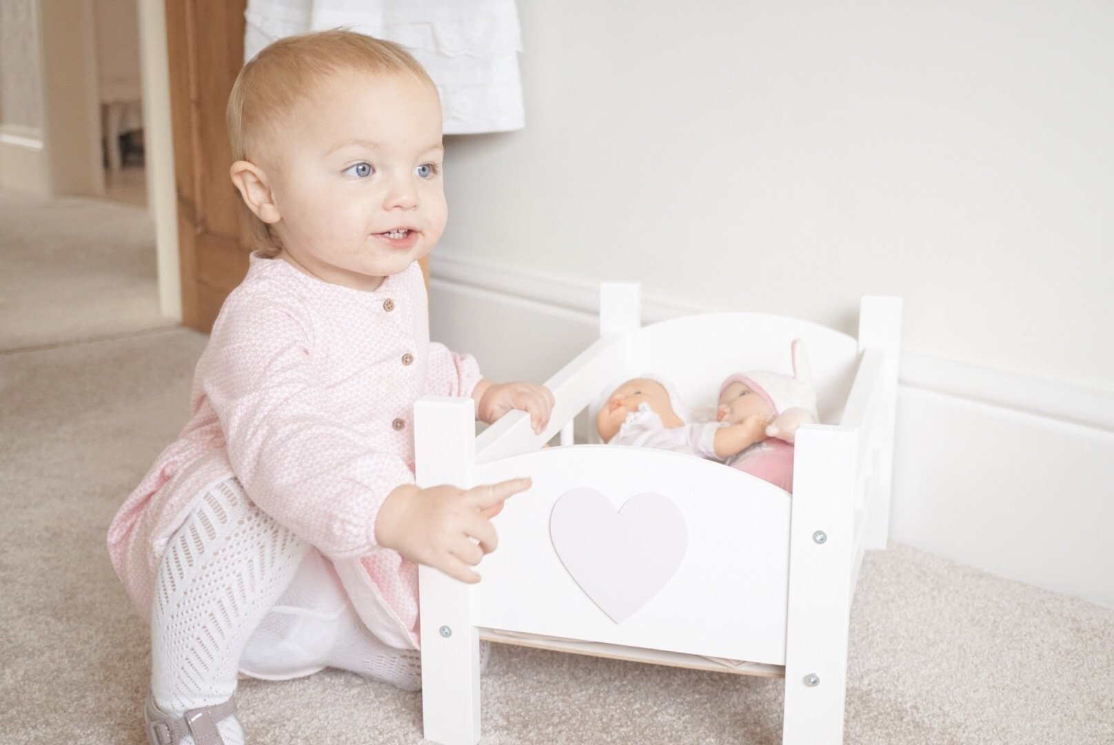 Handmade Wooden Dolls Cot Bed Cherish Home