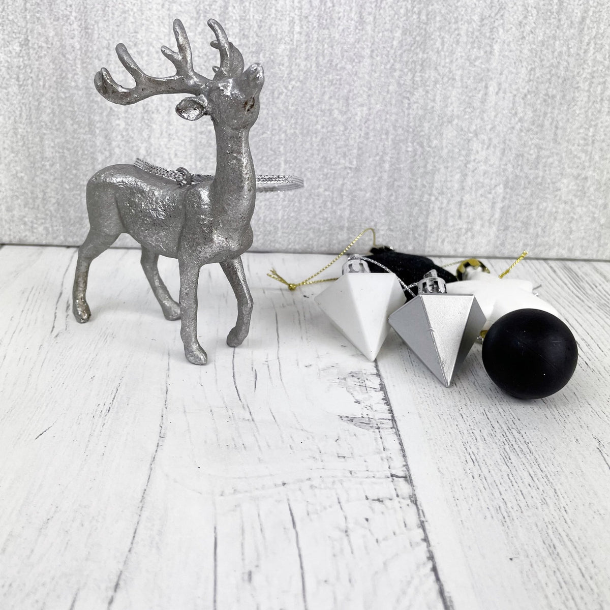 Silver Stag Deer Wine Glass