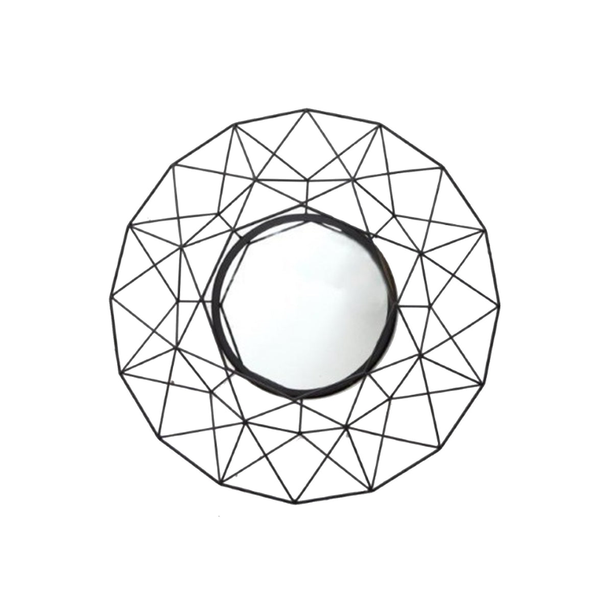 Geometric Wire Mirror