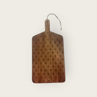 Mango Wood Heart Paddle Chopping Board with Handle - Cherish Home