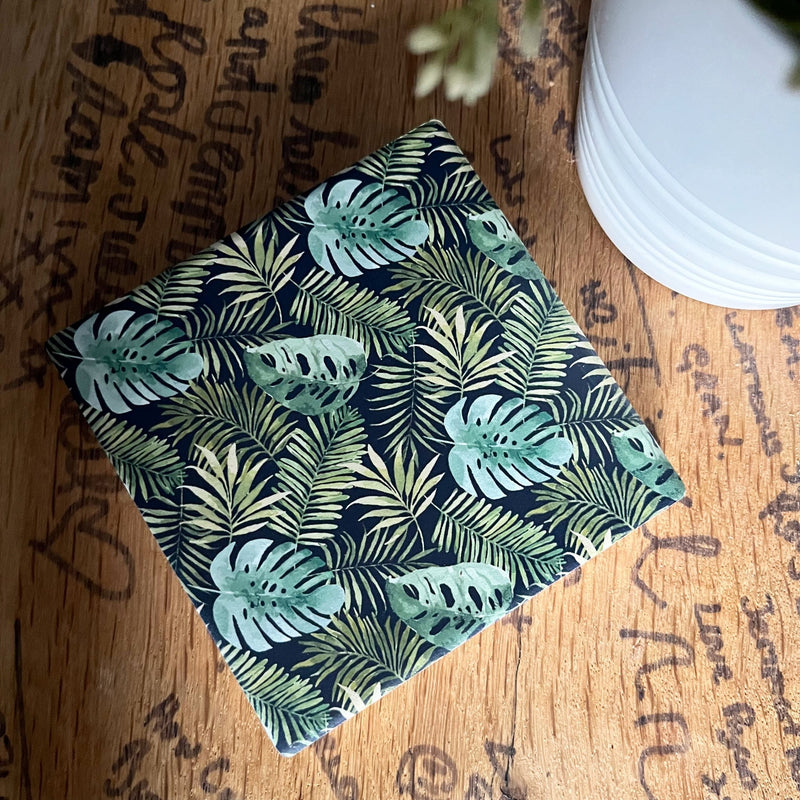 Modern Botanical Ceramic Coaster - Cherish Home