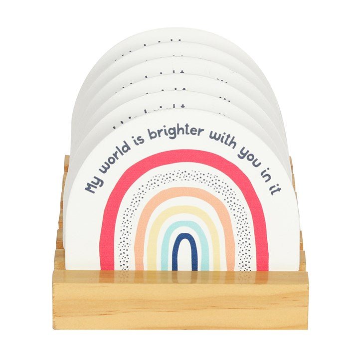 "My World" Rainbow Coaster - Cherish Home