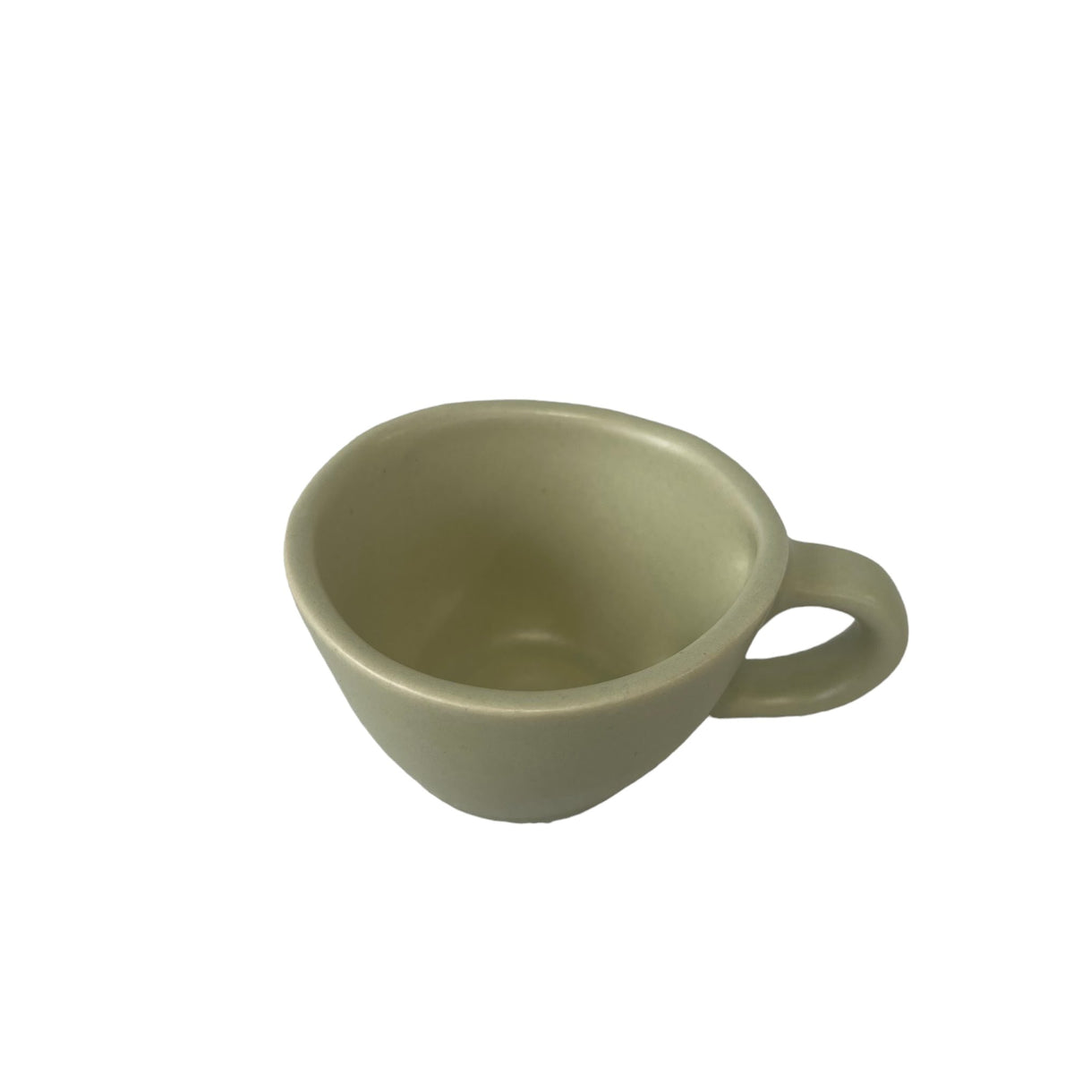 Olive Green Stoneware Espresso Cups - Cherish Home