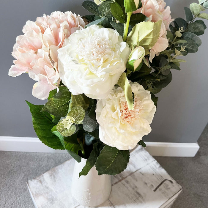 Pink Artificial Hydrangea Stem