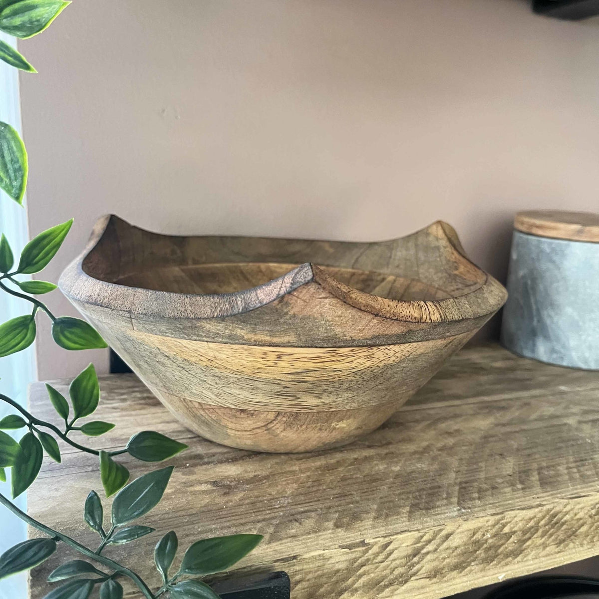 Puncta Mango Wood Bowl - Cherish Home