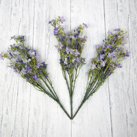 Purple Wildflower Spray Artificial Flora