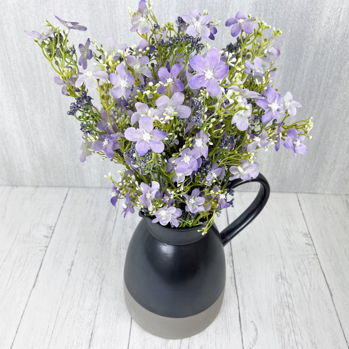 Purple Wildflower Spray Artificial Flora
