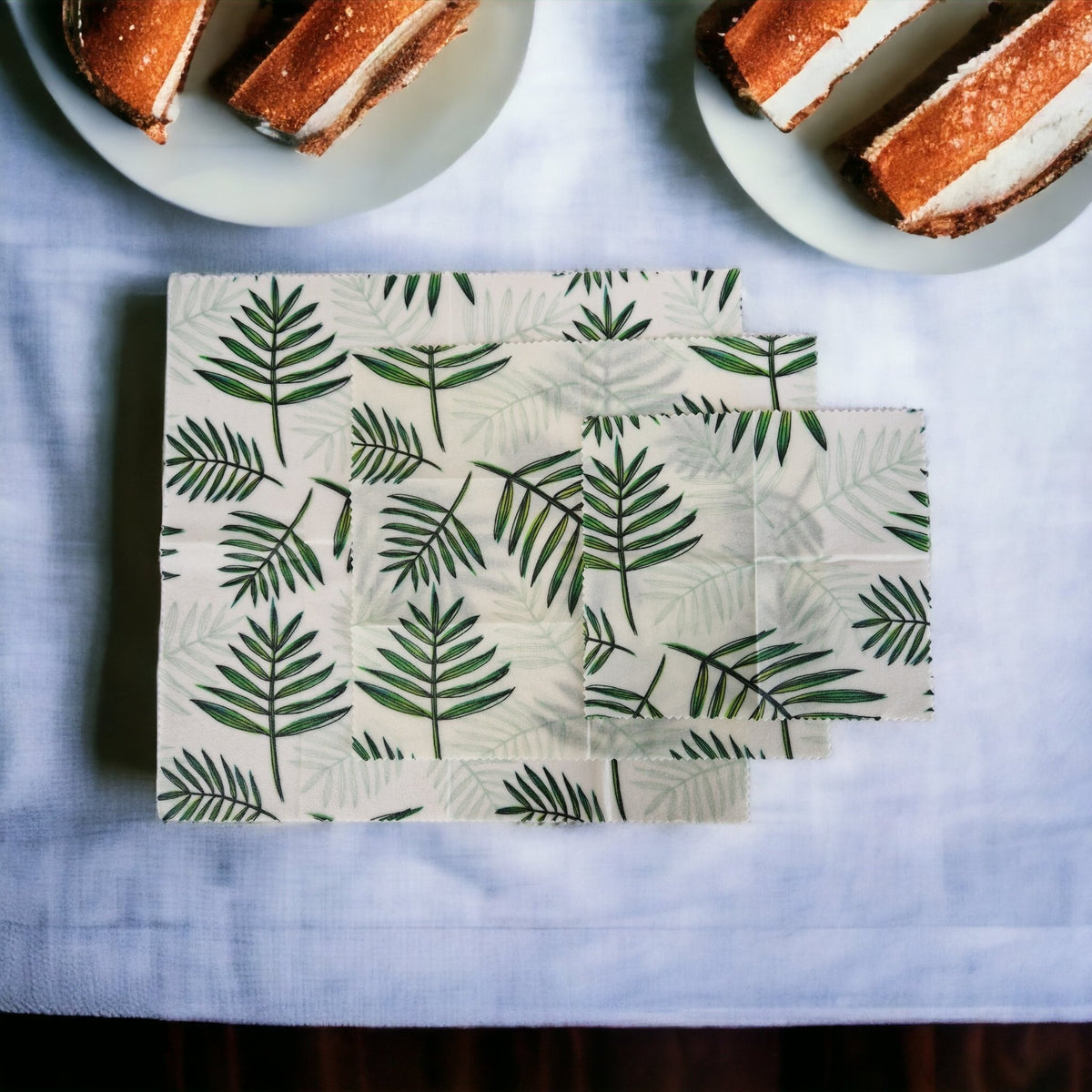 Reusable Natural Beeswax Sandwich Wrap Set - Cherish Home