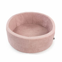Round Children's Eco Ball-Pit with 200 Balls - Pink, 90cm x 30cm - Cherish Home