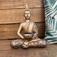 Rustic Effect Thai Buddha Candle Holder - Cherish Home