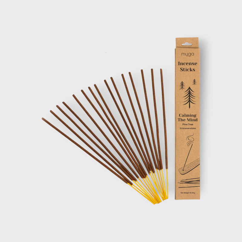 Set of 15 Eco-friendly Incense Sticks - Pine Tree Scent - Cherish Home
