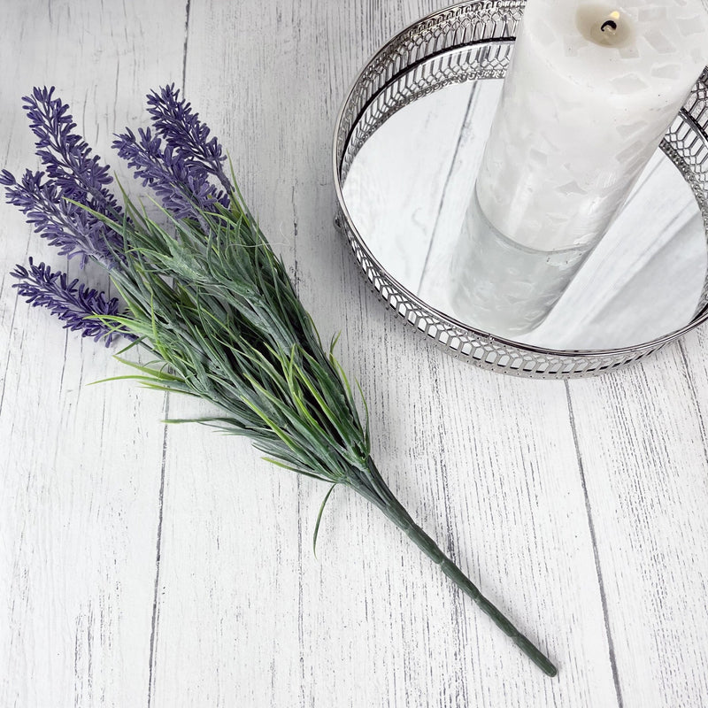 Small Lavender Spray with Candle