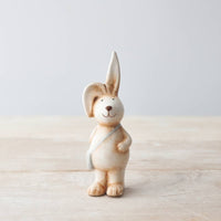 Small Rabbit Ornament with Bag, 12.5cm - Cherish Home