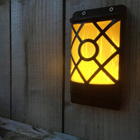 outdoor wall flame effect light