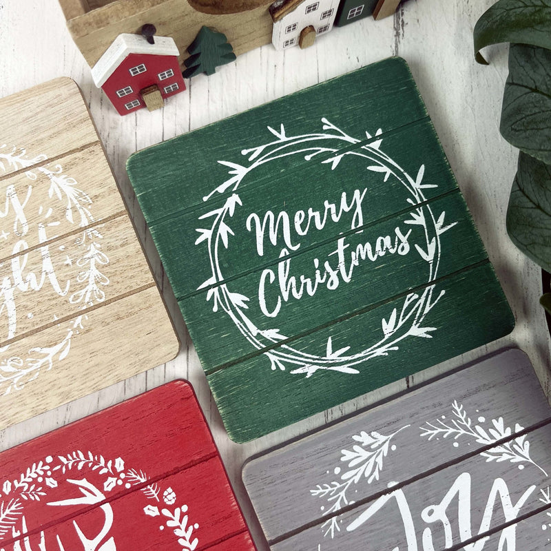 Special Christmas Coaster Set - Cherish Home