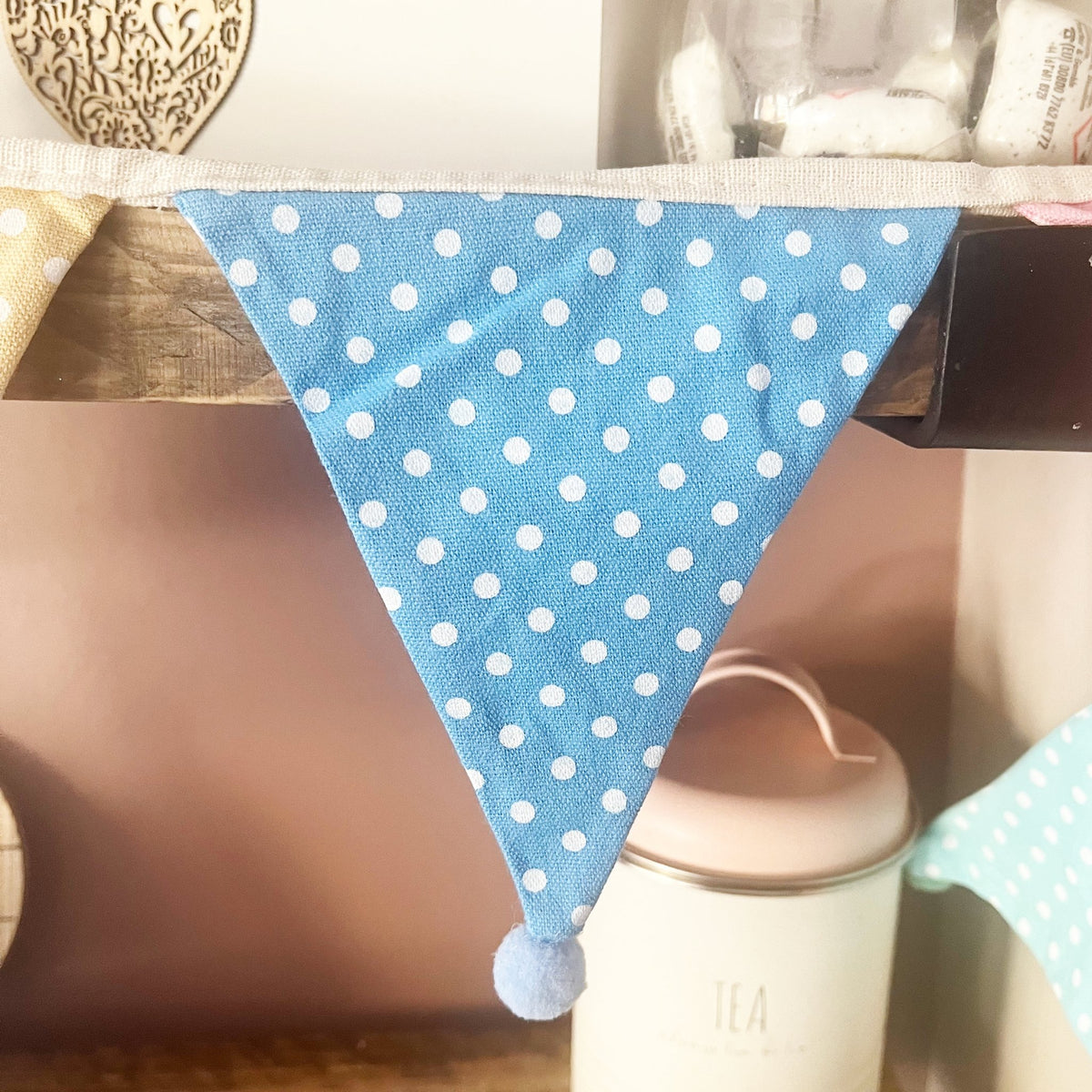 Spotted Pastel Decorative Bunting - Cherish Home