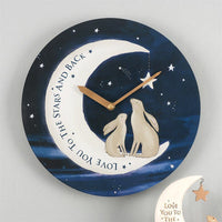 Starlit Night Sky 'Love You' Clock - Cherish Home
