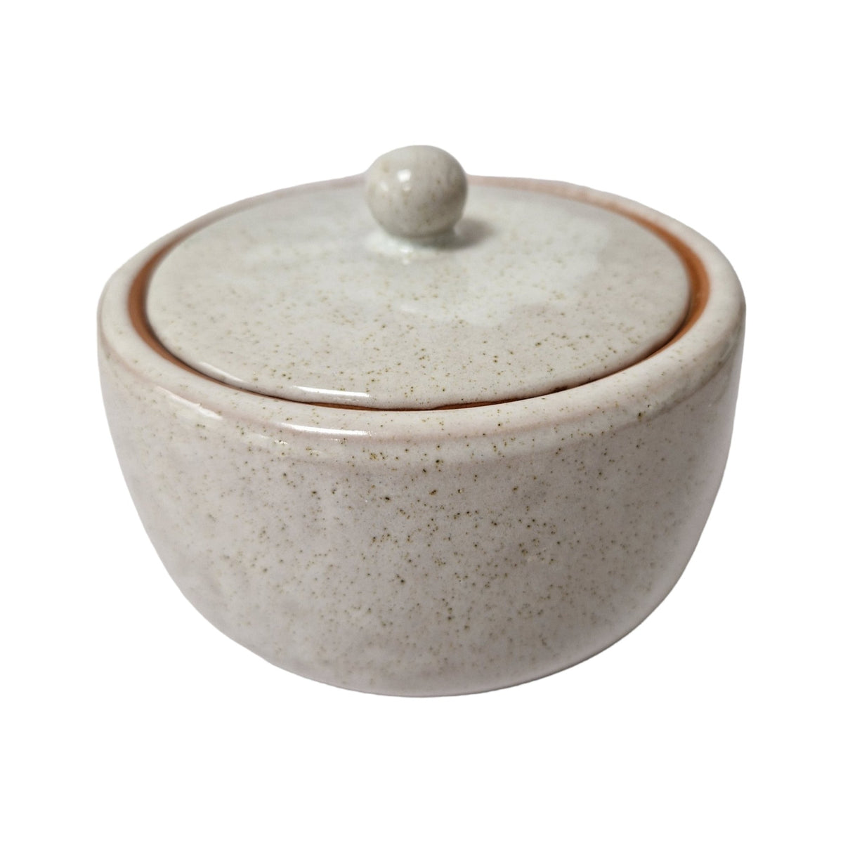 Stoneware Storage Pot with Lid - Cherish Home