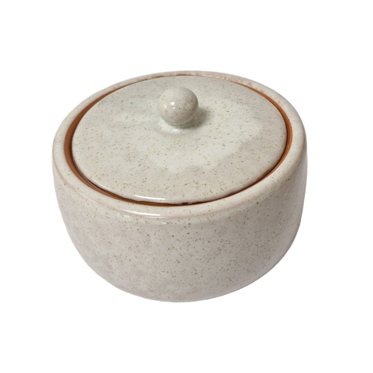 Stoneware Storage Pot with Lid - Cherish Home