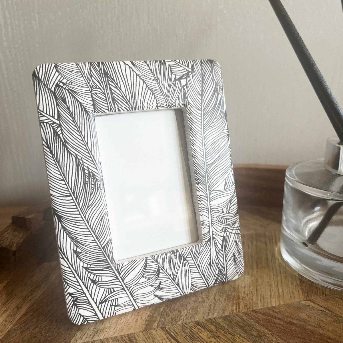 Tranquil Black & White Stylish Mini Photo Frame - Cherish Home