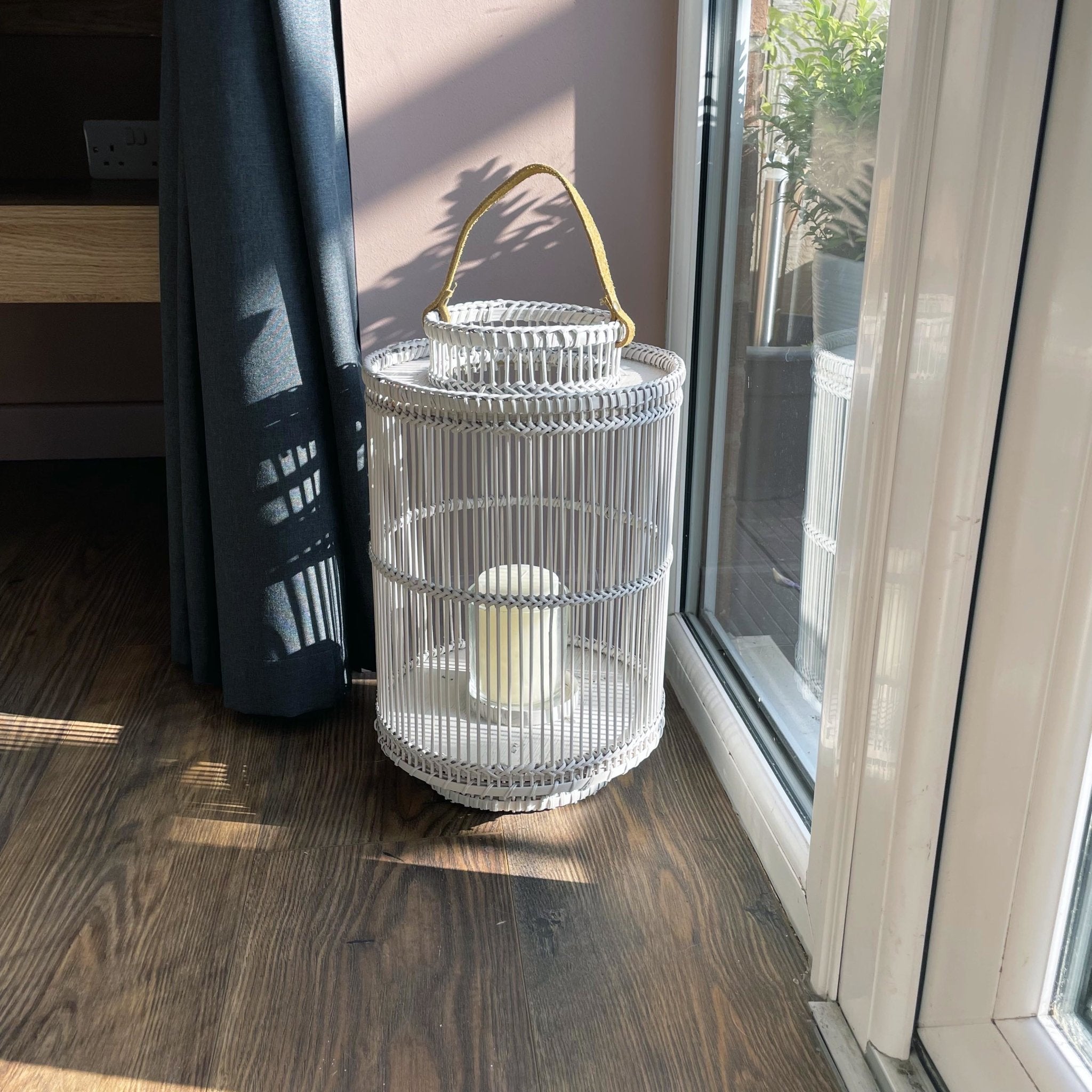 Grey deals floor lantern