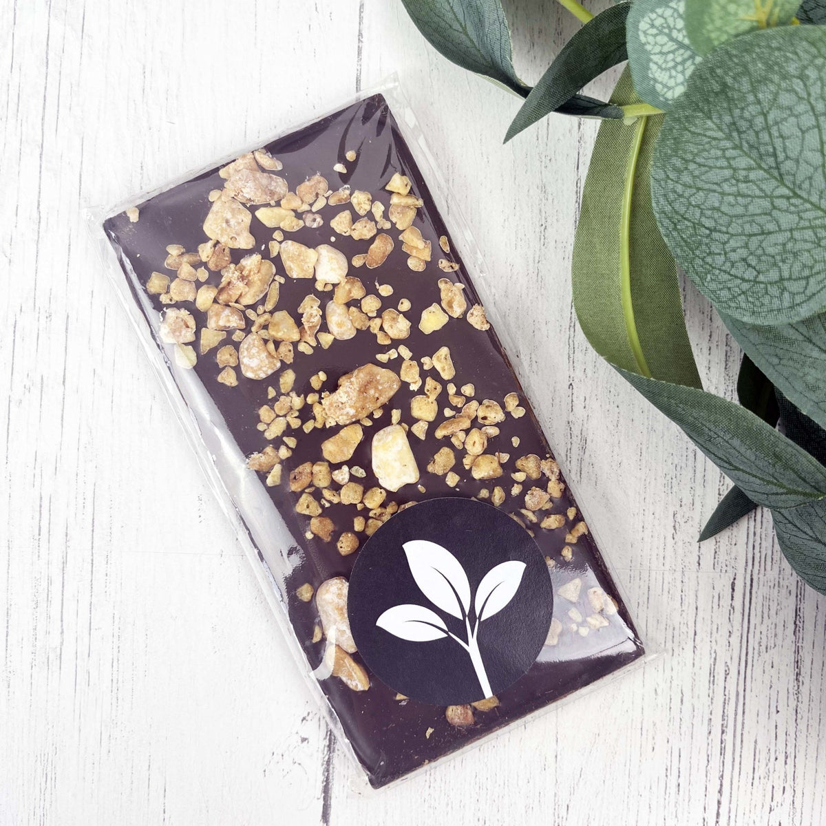 Vegan-friendly 55% Dark Chocolate + Honeycomb Bar (100g) - Cherish Home