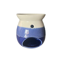 Vibrant Blue Glaze Oil Burner - Cherish Home