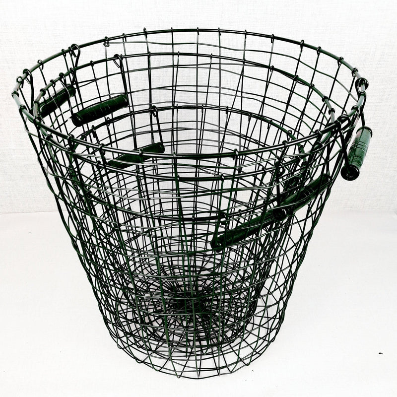 Black metal wire basket set of 3